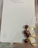 巷南999銀針紅豆耳環(huán)本命年紅色女耳飾2026馬過(guò)新年氣質(zhì)小眾輕奢耳釘 999銀針紅豆耳環(huán)（一對） 曬單實(shí)拍圖