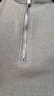羅蒙（ROMON）衛衣男秋冬季休閑德絨立領(lǐng)長(cháng)袖T恤男士修身上衣男裝 灰色 L 曬單實(shí)拍圖