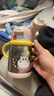 FGA富光兒童學(xué)飲保溫杯嬰幼兒小月齡寶寶泡奶純鈦水杯子防嗆吸管粉 曬單實(shí)拍圖