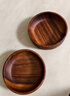 陌上纖虹胡桃木家用果盤(pán)實(shí)木圓形沙拉碗碟子餐盤(pán)家用兒童水果盤(pán)子木質(zhì)托盤(pán) 圓形干果盤(pán)16.5x16.5x4.5 曬單實(shí)拍圖