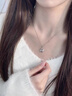 DRIG項鏈女款生日禮物送女生本命年純銀四葉草鎖骨鏈吊墜送女友老婆 鋯石-幸運四葉草項鏈【輕奢禮盒】 曬單實(shí)拍圖