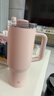 京東京造大容量吸管保溫杯  316L不銹鋼冰霸杯男女桌面辦公水杯1.2L櫻花粉 曬單實(shí)拍圖