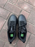 安踏晴空丨黑色運動(dòng)鞋女鞋網(wǎng)面透氣軟底輕便跑步鞋女通勤鞋女鞋上班鞋 【革面防潑水】基礎黑-12 37.5 曬單實(shí)拍圖