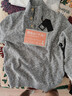 布先生復古混色花紗毛衣男2025秋冬新款加厚針織衫上衣內搭疊穿BT16912 星石灰混色 M (170) 曬單實(shí)拍圖