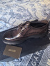 沙馳（SATCHI）男鞋春季新款商務(wù)正裝布洛克皮鞋男士真皮鞋德比鞋輕底耐磨鞋子 棕色-522462115Z 40 歐碼偏大一碼 曬單實(shí)拍圖