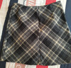 浪莎咖色復古毛呢格子裙女春秋新款小個(gè)子包臀裙短裙a字半身 曬單實(shí)拍圖