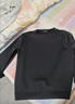 凡客誠品（VANCL）凡客官方店秋季休閑純色上衣長(cháng)袖百搭圓領(lǐng)衛衣 黑色 2XL 曬單實(shí)拍圖