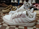 阿迪達斯（adidas）板鞋女鞋 2025秋冬新款NEO低幫百搭運動(dòng)鞋 學(xué)生時(shí)尚輕便休閑鞋 IE3904/粉白/皮面 38 曬單實(shí)拍圖