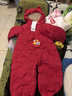 巴拉巴拉童裝兒童羽絨連體衣嬰兒寶寶2025新款秋冬萌趣造型新年拜年服喜慶 曬單實(shí)拍圖