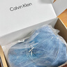 Calvin KleinJeans【新年禮物】男女情侶ck刺繡潮流復古棉質(zhì)彎檐牛仔棒球帽 458-牛仔藍 均碼 OS 曬單實(shí)拍圖