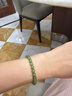 豆蔻時(shí)光收藏級6mm貓眼和田玉碧玉手串無(wú)黑老坑玉石手鏈生日禮物男女士款 曬單實(shí)拍圖