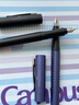 輝柏嘉（Faber-castell）靈思系列鋼筆簽字筆男女式鋼筆點(diǎn)陣墨水筆禮盒裝 紫藍色F尖 曬單實(shí)拍圖