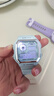 COJR手表女款初中學(xué)生考試初高中女生高顏值運動(dòng)防水方形小方塊電子表 新款來(lái)襲-藍色【防水+夜光鬧鐘】 44mm 曬單實(shí)拍圖
