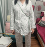 婧麒（JOYNCLEON）月子服春秋純棉孕婦睡衣產(chǎn)后哺乳透氣可外出家居服 XL Jyz154236 曬單實(shí)拍圖