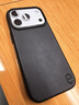 決色【冷瓷相機按鍵】適用蘋(píng)果17pro手機殼皮質(zhì)輕薄防摔iPhone17pro保護殼磁吸防手汗全包 玄黑 曬單實(shí)拍圖