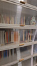 唐輯鋼制書(shū)架書(shū)柜防塵落地多層帶門(mén)鐵藝置物架收納儲物柜六層長(cháng)100 曬單實(shí)拍圖