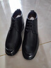 奧康（Aokang）休閑商務(wù)加絨保暖棉鞋簡(jiǎn)約舒適皮鞋103021037黑色42碼 曬單實(shí)拍圖