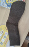 莫代爾93%羊毛襪子男女秋冬季保暖中筒男士冬天加絨加厚東北羊絨長(cháng)襪 曬單實(shí)拍圖