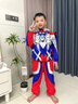 ULTRAMAN奧特曼衣服男童加絨加厚發(fā)光冬裝兒童賽羅男孩冬季套裝蜘蛛俠童裝 披風(fēng)款【賽羅】（發(fā)光）（加絨加厚） 【披風(fēng)+套裝】 130 【建議身高120-130cm】 曬單實(shí)拍圖
