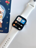 AIYISHI智能手表藍牙-連接靈動(dòng)島多功能運動(dòng)自定義表盤(pán)NFC門(mén)禁藍牙通話(huà)離線(xiàn)快捷潮流百搭防水手環(huán)表男女款 銀殼白色膠帶 曬單實(shí)拍圖