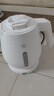 象?。╖O JIRUSHI）電熱水壺快燒壺精致迷你便攜家用旅行高顏值燒水壺DAH10C/VAH15C 1L -白色 曬單實(shí)拍圖