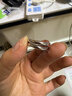 瑞泓祥999純銀耳針耳釘素圈耳環(huán)圈圈大氣高級感百搭耳圈耳飾2025年爆款 999銀針款-章若楠同款簡(jiǎn)約耳環(huán)（兩只價(jià)） 曬單實(shí)拍圖