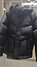 卡賓男裝 三防鵝絨可拆卸帽羽絨服2024冬新款寬松外套面包服保暖H 煤黑色01 2XL /185/54 曬單實(shí)拍圖