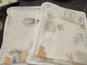 全棉時(shí)代嬰兒針織復合隔尿墊純棉可洗防水透氣床單加大熊熊下午茶90×70cm 曬單實(shí)拍圖