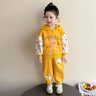 G.duck小黃鴨童裝星星人衣服女童春裝套裝2026新款洋氣兒童衛衣褲子春秋 黃色 110 建議4~5歲【100-110cm】cm 曬單實(shí)拍圖