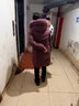 雪中飛羽絨服女2025款中長(cháng)款寬松狐貍毛領(lǐng)中老年媽媽裝紫羅蘭XL 曬單實(shí)拍圖