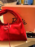 芭比（Barbie）包包女士飯團手提包新款斜挎本命年騏驥紅色腋下包婚包禮物情人節 紅色【禮盒裝】 曬單實(shí)拍圖