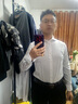 CULTUM免燙溫莎領(lǐng)抗皺白襯衫男商務(wù)正裝修身結婚高端長(cháng)袖一字領(lǐng)白色 2XL 曬單實(shí)拍圖