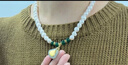 中國珠寶（Sino gem）金鑲玉佛吊墜天然淡水珍珠項鏈媽媽款新年生日禮物送媽媽婆婆長(cháng)輩 曬單實(shí)拍圖