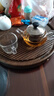 雅風(fēng)耐高溫加厚茶水分離玻璃泡茶壺不銹鋼過(guò)濾可明火加熱電陶爐壺 單壺 300ml 曬單實(shí)拍圖