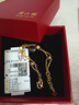周六福黃金手鏈女雙層圓珠手鏈足金999 計價(jià)AA072322 約5.77g 16+2cm  曬單實(shí)拍圖