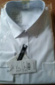 阿悠胖大碼長(cháng)袖襯衫男商務(wù)純色正裝職業(yè)襯衣加肥加大通勤工裝 白色 4XL 曬單實(shí)拍圖