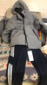 波司登（BOSIDENG）25新款羽絨服男女同款運動(dòng)系列短款連帽百搭加厚年輕時(shí)尚外套 鉛云灰8H58-趨勢推薦 XL 175/96A 體重約130-140斤 曬單實(shí)拍圖