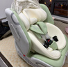 Prigel舒安pro新生嬰幼兒寶寶兒童安全座椅可坐可躺車(chē)載汽車(chē)用0-6-12歲 舒安pro 奶油青提(不窩脖設計+單手旋轉+175°大躺角) 曬單實(shí)拍圖