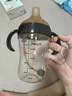 世喜嬰兒鴨嘴杯學(xué)飲杯6個(gè)月以上寶寶喝水奶瓶PPSU幼兒園吸管水杯 曬單實(shí)拍圖