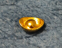 賽菲爾黃金小金豆足金999.9投資金攢金收藏存錢(qián) 單顆 約1.0克 曬單實(shí)拍圖