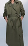 UR2025秋季新款女裝氣質(zhì)雙排扣腰帶風(fēng)衣外套UWM150045+ 橄欖綠 (偏寬松) S 曬單實(shí)拍圖