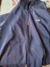 JEEP吉普開(kāi)衫衛衣男春款330G重磅親膚休閑百搭連帽外套男W 藏青 M 曬單實(shí)拍圖