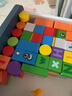 木丸子100粒彩色字母積木早教智力兒童玩具男孩女孩木質(zhì)生日禮物 曬單實(shí)拍圖