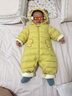 迷你巴拉巴拉三防連體羽絨服男女童嬰兒寶寶羽絨服連體衣萌趣外套2025新品 曬單實(shí)拍圖