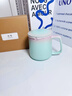 叁旬印象泡茶馬克杯創(chuàng  )意漸變陶瓷帶蓋茶水分離辦公室情侶杯子過(guò)濾水杯 印象馬克杯(漸變款)_水碧綠 曬單實(shí)拍圖