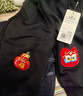 巴拉巴拉童裝兒童加絨長(cháng)褲男童女童紅色新年拜年服福氣保暖童褲 曬單實(shí)拍圖