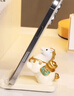伊文兔（THE RABBIT IVEN）創(chuàng  )意國風(fēng)手機支架辦公室小擺件西安伴手禮文創(chuàng  )禮物生日禮物實(shí)用 唐胖馬手機架-馬上有錢(qián)白 曬單實(shí)拍圖