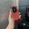 智父華為mate x6手機殼折疊屏華為x6典藏版保護殼超薄真皮翻蓋鏡頭全包matex6防摔腕帶旋轉支架男外殼 【寰宇紅-升級】進(jìn)口皮革丨腕帶支架丨智能視窗 曬單實(shí)拍圖