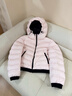 佐敘排骨羽絨棉服女2026春季新款韓系小個(gè)子爆款百搭顯瘦連帽棉襖外套 粉色 M （90-105斤） 曬單實(shí)拍圖