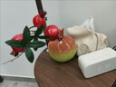 渝鼎福石榴花瓶陶瓷新年喬遷禮物中式餐桌面仿真花擺件紅色石榴仿真水果 包含石榴花瓶和仿真石榴果一支 曬單實(shí)拍圖